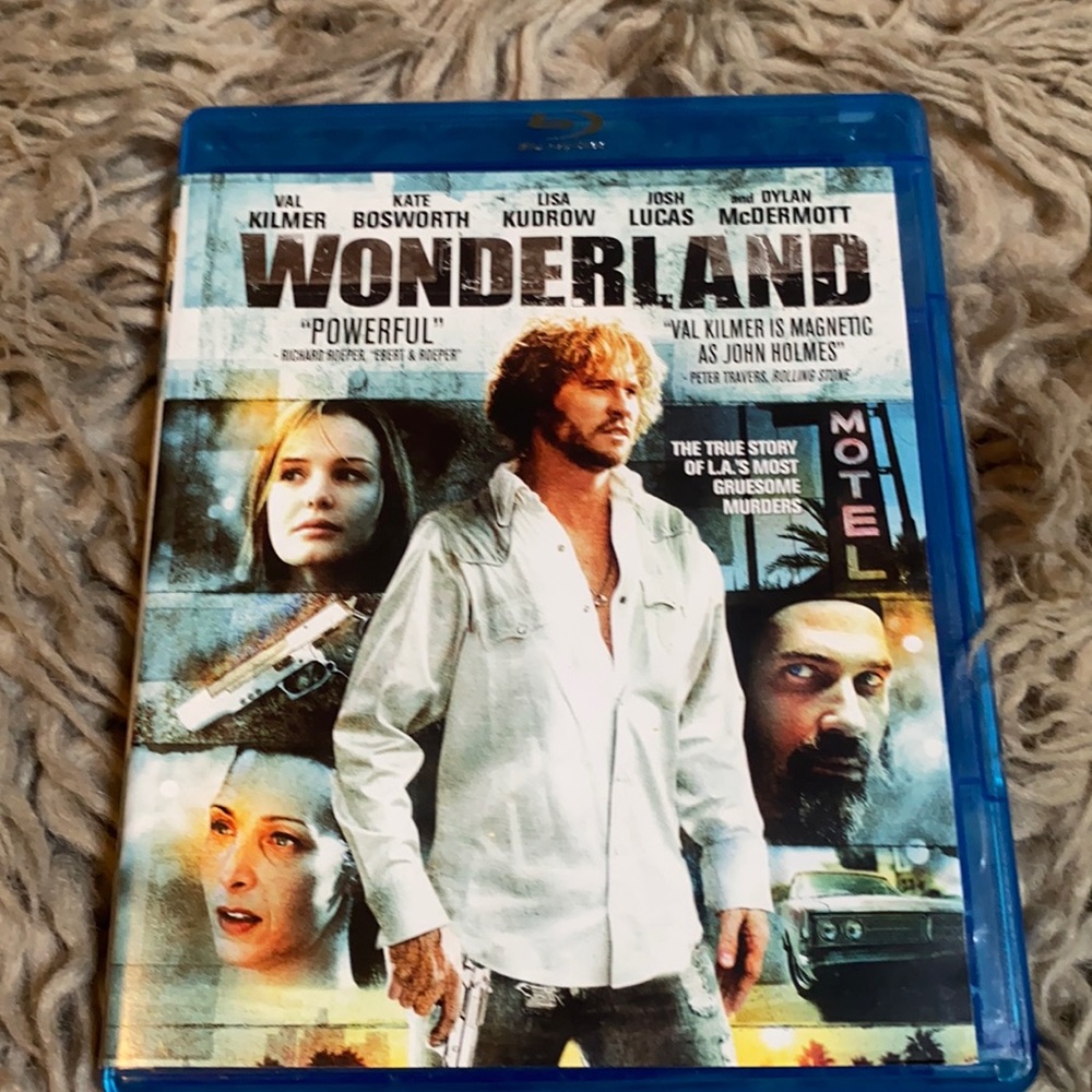 Wonderland blu Ray disc starring Val Kilmer